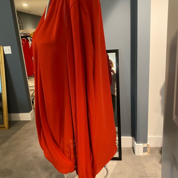 Scotch and soda red wrap blouse - Picture 5 of 7